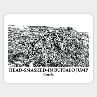 Head-Smashed-In Buffalo Jump - Canada Magnet